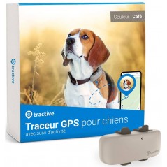 Collier GPS pour chiens Tractive GPS DOG 4 Café à 50,40 € - Tractive - TRNJA4 - Sécurité et réfléchissant