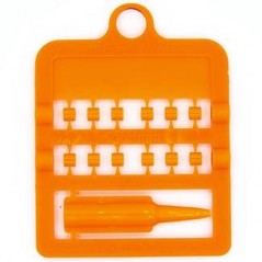 Bagues fendues E-Z par 12 pièces - Taille: 2.5 mm - Couleur: Orange Fluo 850SR25-Fluo orange Rings 4 Wings 2,00 € Ornibird