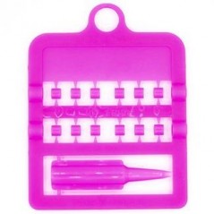 Bagues fendues E-Z par 12 pièces - Taille: 2.5 mm - Couleur: Rose à 2,00 € - Rings 4 Wings - 850SR25-Pinky - 2,5 mm