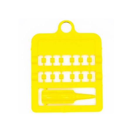 Bagues fendues E-Z par 12 pièces - Taille: 2.5 mm - Couleur: Jaune 850SR25-Yellow Rings 4 Wings 2,00 € Ornibird