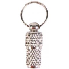 Tube adresse en métal chromé - Trixie à 1,80 € - Trixie - 4151 - Colliers