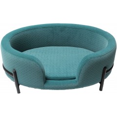 Fauteuil Jack en velours turquoise 61x42cm - Vadigran à 89,95 € - Vadigran - 18431 - Paniers