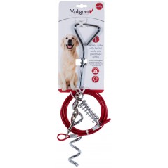 SET Piquet + cable d'attache 4,5m avec amortisseur - Vadigran 13598 Vadigran 16,95 € Ornibird