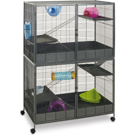 Suite Royal XL gris 115,5x67,5x155,5cm - Savic à 580,00 € - Savic - 281392 - Cages d'intérieur