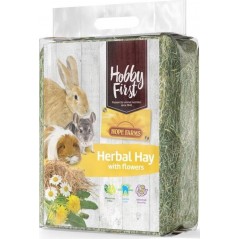 Herbal Hay avec des fleurs 1kg - Hobby First à 4,05 € - Hobby First - 663872 - Foin