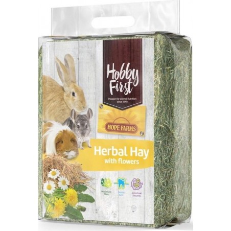 Herbal Hay avec des fleurs 1kg - Hobby First