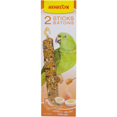 2 Sticks XXL Perroquet Miel/Oeufs - Benelux 16263 Benelux 2,75 € Ornibird