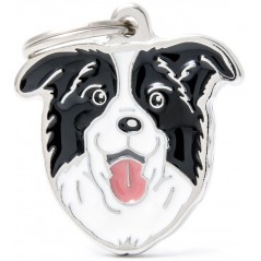 Médaille Chien Border Collie à 18,90 € - My Family - MF03N - Médaille pour gravure