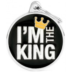 Médaille Cercle Grand " I'm The King " à 18,90 € - My Family - CH17KING - Médaille pour gravure