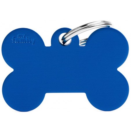 Médaille Basic Os Grand Aluminium Bleu à 11,90 € - My Family - MFB08 - Médaille pour gravure