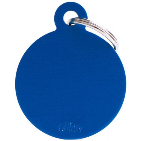 Médaille Basic Cercle Grand Aluminium Bleu MFB18 My Family 11,90 € Ornibird