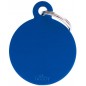 Médaille Basic Cercle Grand Aluminium Bleu MFB18 My Family 11,90 € Ornibird