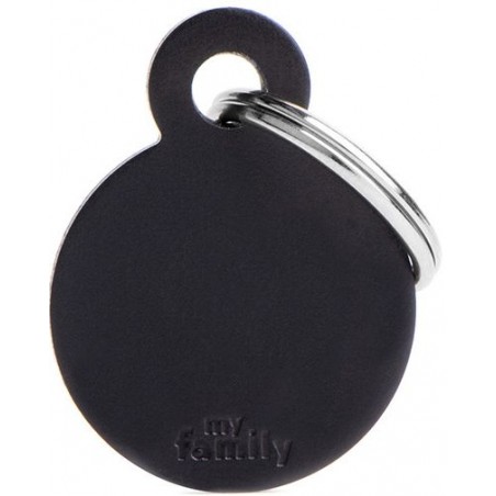 Médaille Basic Os Petit Aluminium Noir à 10,90 € - My Family - MFB33 - Médaille pour gravure