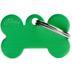 Médaille Basic Os Petit Aluminium Vert à 10,90 € - My Family - MFB37 - Médaille pour gravure