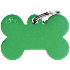 Médaille Basic Os Grand Aluminium Vert à 11,90 € - My Family - MFB38 - Médaille pour gravure