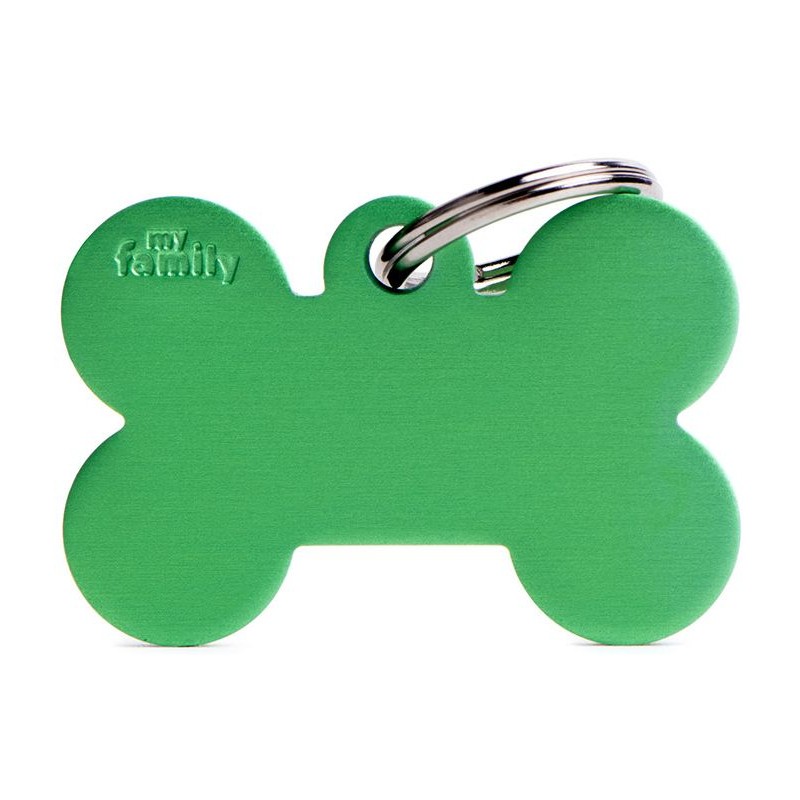 Médaille Basic Os Grand Aluminium Vert