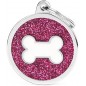 Médaille Shine Os Grand Rond Glitter Rose GL05PINK My Family 17,90 € Ornibird