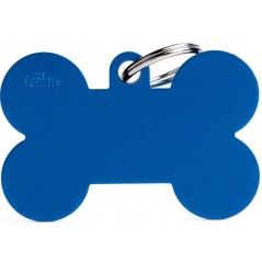 Médaille Basic Os XL Aluminium Bleu à 12,90 € - My Family - MFXL01 - Médaille pour gravure