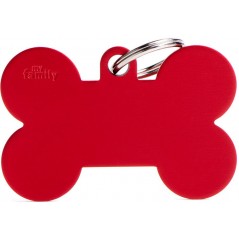 Médaille Basic Os XL Aluminium Rouge à 12,90 € - My Family - MFXL02 - Médaille pour gravure