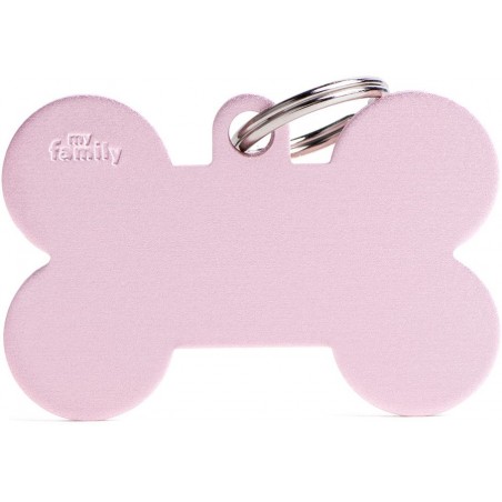 Médaille Basic Os XL Aluminium Rose à 12,90 € - My Family - MFXL03 - Médaille pour gravure