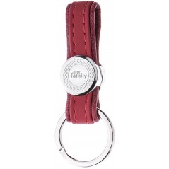 Porte-Clé Bilbao Simili cuir Rouge à 11,90 € - My Family - MF1175 - Médaille pour gravure