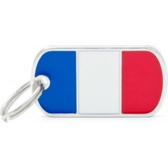 Médaille Drapeau France à 18,90 € - My Family - FLFRA01 - Médaille pour gravure