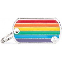 Médaille Drapeau Rainbow à 18,90 € - My Family - BH54FLAG - Médaille pour gravure