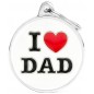Médaille Cercle Grand " I Love Dad " CH17LOVEDAD My Family 18,90 € Ornibird