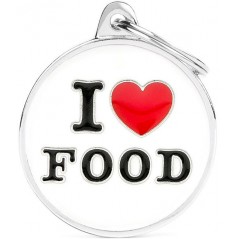 Médaille Cercle Grand " I Love Food " à 18,90 € - My Family - CH17LOVEFOOD - Médaille pour gravure