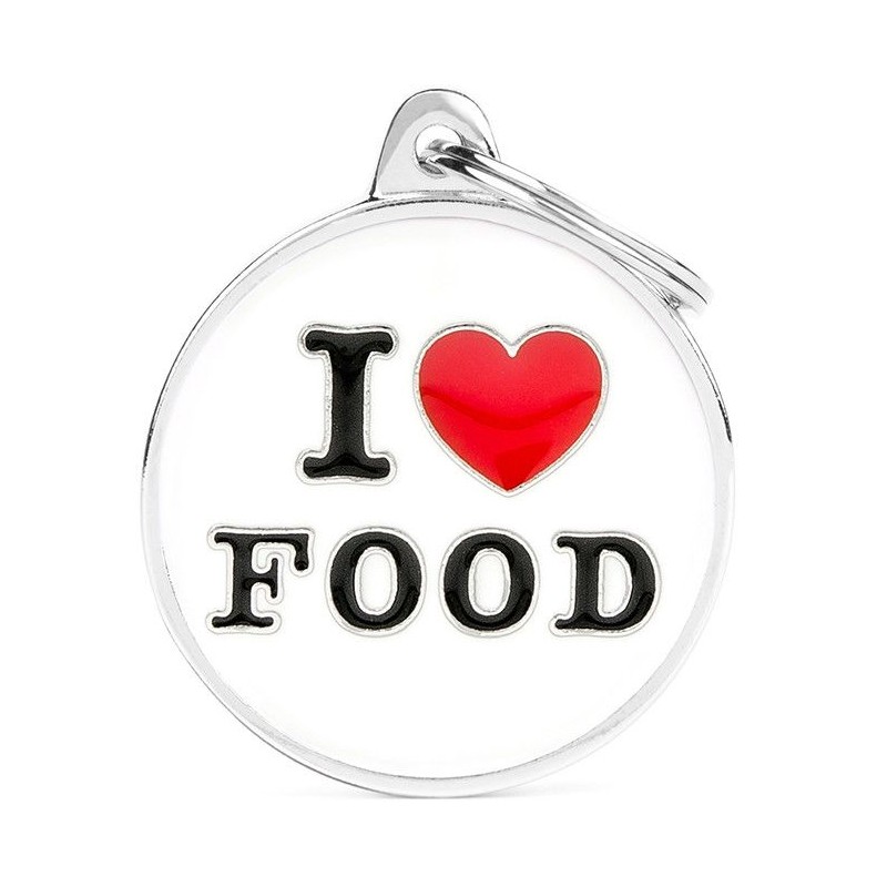 Médaille Cercle Grand " I Love Food "