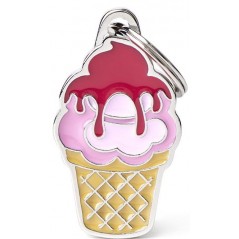 Médaille Food Ice Cream à 18,90 € - My Family - CHICECREAM - Médaille pour gravure