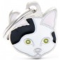 Médaille Chat Européen Noir et Blanc MF57 My Family 18,90 € Ornibird