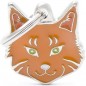 Médaille Chat Maine Coone Rouge MF39ORANGE My Family 18,90 € Ornibird