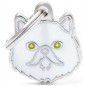 Médaille Chat Persan Blanc MF38WHITE My Family 18,90 € Ornibird