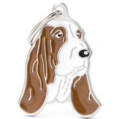 Médaille Chien Basset Hound 2 à 18,90 € - My Family - MF02N - Médaille pour gravure