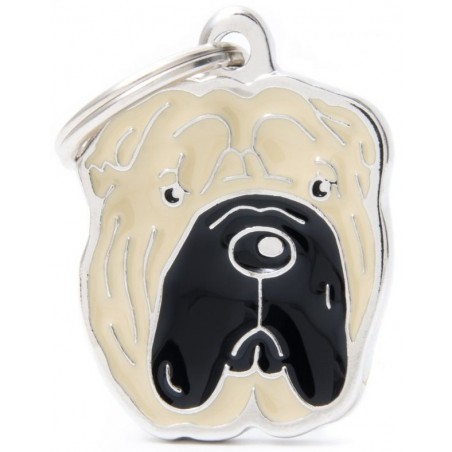 Médaille Chien Shar Pei 2 à 18,90 € - My Family - MF05N - Médaille pour gravure