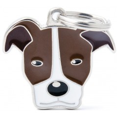 Médaille Chien Pitbull MF06 My Family 18,90 € Ornibird