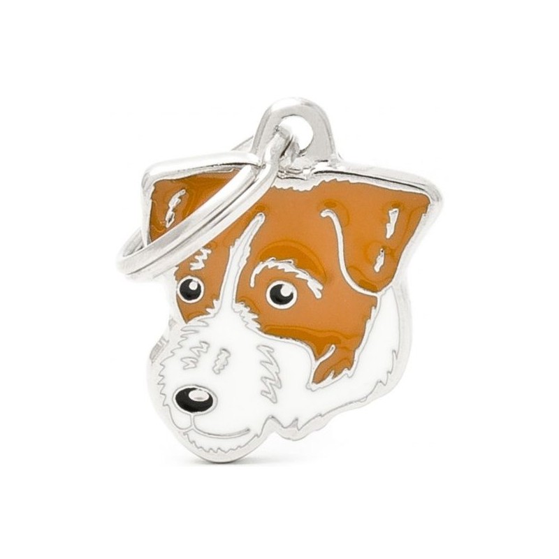 Médaille Chien Jack Russell Brun