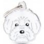 Médaille Chien Bolognese MF11N My Family 18,90 € Ornibird