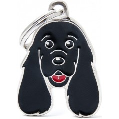 Médaille Chien Cocker Noir à 18,90 € - My Family - MF12BLACK - Médaille pour gravure