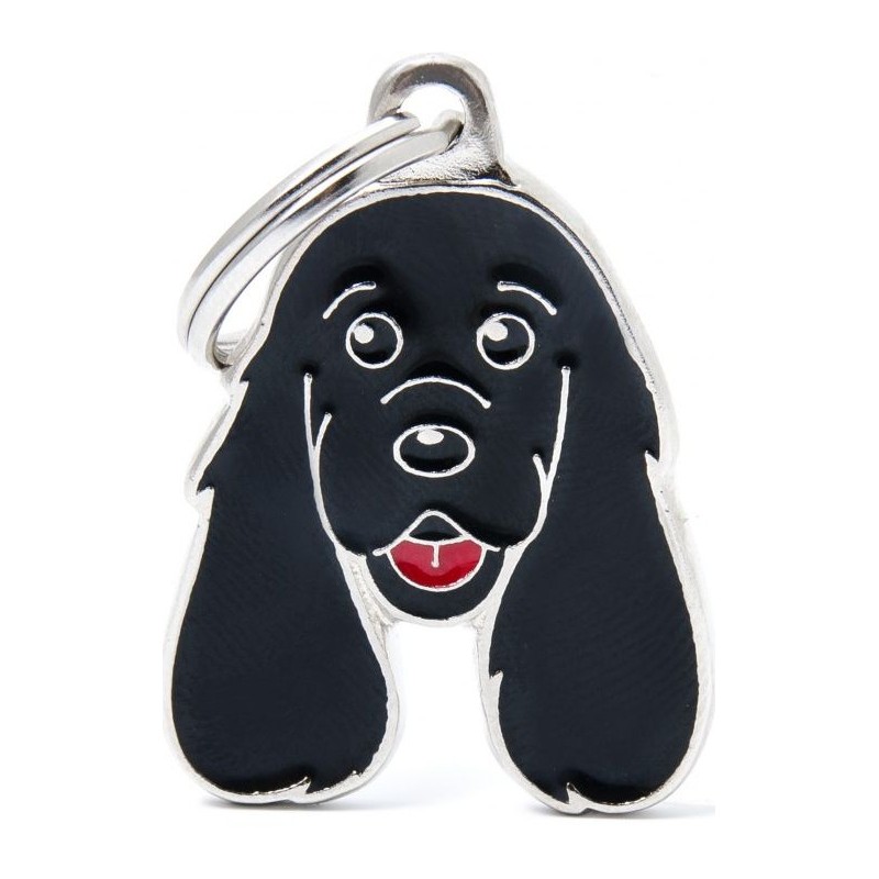 Médaille Chien Cocker Noir