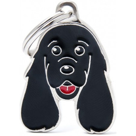 Médaille Chien Cocker Noir à 18,90 € - My Family - MF12BLACK - Médaille pour gravure