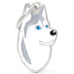 Médaille chien Husky Sibérien à 18,90 € - My Family - MF13 - Médaille pour gravure