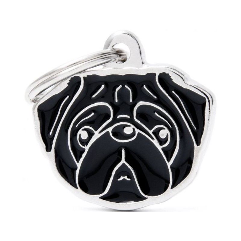 Médaille Chien Carlin Noir