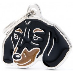 Médaille Chien Teckel Noir MF19NBLACK My Family 18,90 € Ornibird