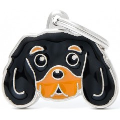 Médaille Chien Cavalier King Noir et Feu MF22TAN My Family 18,90 € Ornibird