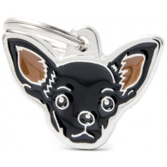 Médaille Chien Chihuahua Noir MF23NBLACK My Family 18,90 € Ornibird