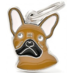 Médaille Chien Bouledogue Français MF24BROWN My Family 18,90 € Ornibird