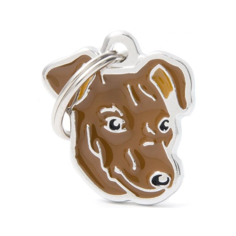 Médaille Chien Pinscher Brun