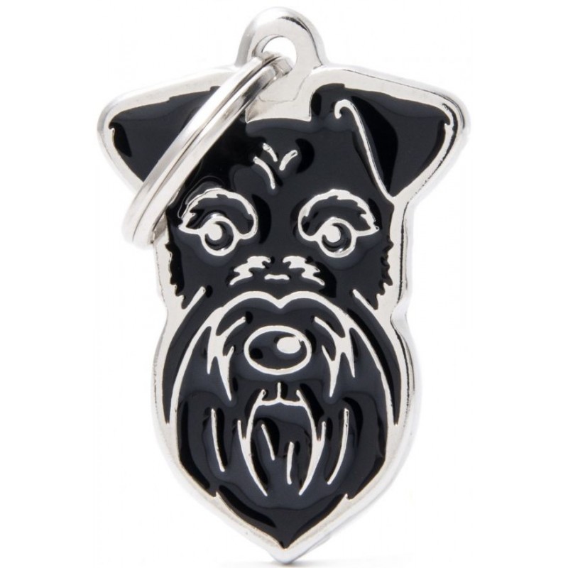 Médaille Chien Shanauzer Noir